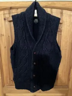 UNITED ARROWS ケーブルニットベスト