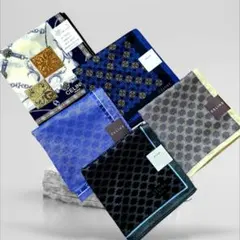 未使用 CELINE ハンカチーフ.マカダム ハンカチセットバラ売りX