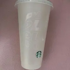 スタバ ミステリーカラーチェンジング リユーザブルコールドカップ赤 蓋付き