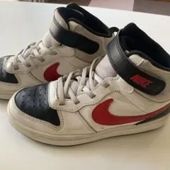 NIKE ハイカットスニーカー 21㎝　ホワイト ブラック レッド
