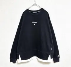 KANGOL フェイクレイヤードクルースウェット トレーナー Mのサムネイル
