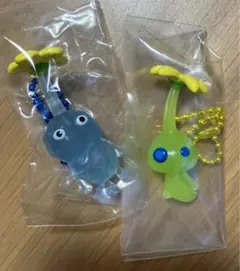 ピクミン2個 マスコット＆フルーツグミ2 光る 氷