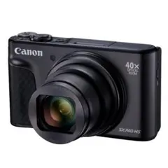 PowerShot SX740 HS ブラック　液晶保護、sdカード付のサムネイル