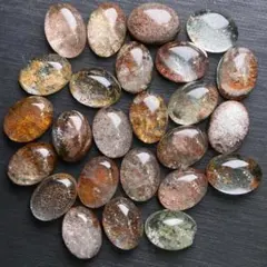 ガーデンクォーツ　オーバルカボションカット　２５個　新商品