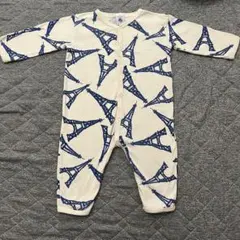 Petit Bateau エッフェル塔ロンパース 12m