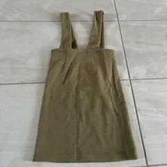 キッズSamansa Mos2 カーキ サロペット M