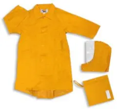 小学生110カッパ　レインコート　ランドセルコート　イエロー学童