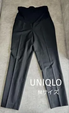 【ユニクロ】スマートアンクルマタニティパンツM ブラック