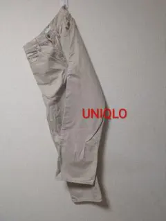 お値下げ(^^)匿名配送★UNIQLO ベージュ カジュアルパンツ