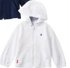 ファミリア　白パーカー　100