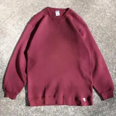 RUSSELL ATHLETIC 前V スリムシルエット 古着 スウェット