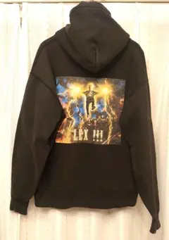 LEX !!! ラッパー パーカー ブラック L プルオーバー