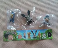 こびとづかんおすわりマスコット ガシャポン3体セット