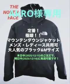 【超美品】THE NORTH FACE マウンテンダウンジャケット ※おまけ付き