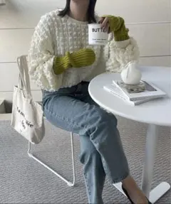 ポップコーンジャガードプルオーバー