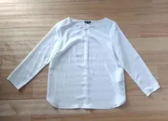 INDIVI ホワイト 長袖シャツ 38