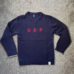 GAP kids あたたかいウールセーター 130 M ネイビー 紺色