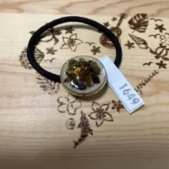 685可憐な♡レジンヘアゴム ピンクブーケ ビジューリング 蝶 - メルカリ