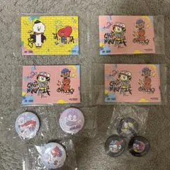 BT21 くら寿司　アクリルステッカー　缶バッジ　おまけステッカー