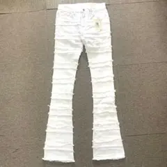 mnmlホワイトフレアデニム グアピ バラバサス amiri purple mnmlホワイトフレアデニム グアピ バラバサス amiri purple - メルカリ