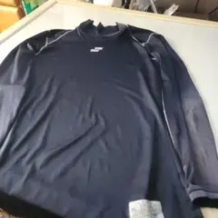 Sロゴ ダークブルー ハイネックアンダーシャツ