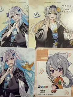 にじさんじ 極楽湯 ポストカード コースター