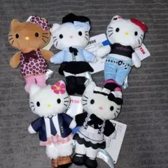 ハローキティ マスコット あしながver. 5種 コンプセット