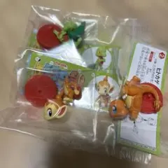 ポケモン チョコエッグ フィギュア ヒトカゲ キモリ ヒコザル