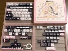 KiiBOOM キーキャップ US配列 黒 猫のサムネイル