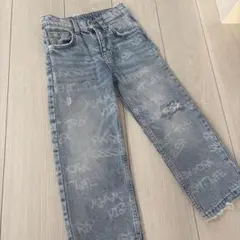 ZARA デニムプリントデザイン