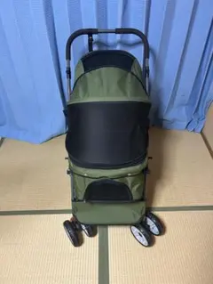 オリーブグリーン ペットカートのサムネイル