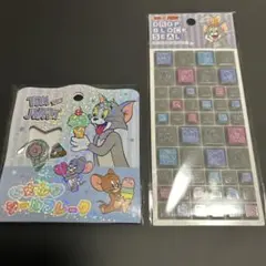 トムとジェリー おはじきシールフレーク タイルシール