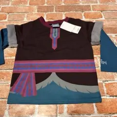新品　100cm なりきり　クリストフ　アナ雪　ハロウィン　長袖Tシャツ