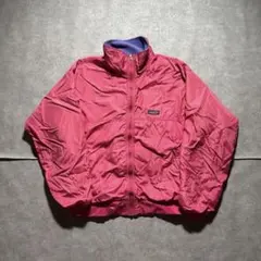 90s Patagonia シェルドシンチラ ナイロンジャケット ピンク M