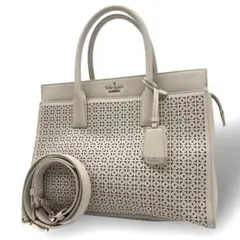 ケイトスペード ショルダーバッグ ハンドバッグ 2way レザー グレージュ