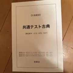 【鉄緑会】　夏期講習 共通テスト公共政経　講座資料 2026年最新】鉄緑会共通テストの人気アイテム - メルカリ