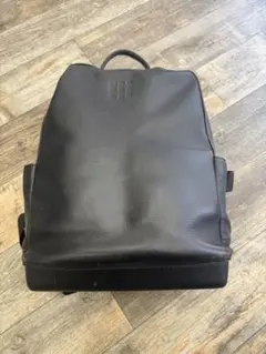 中古　MOLESKINE レザー バックパック ブラックのサムネイル