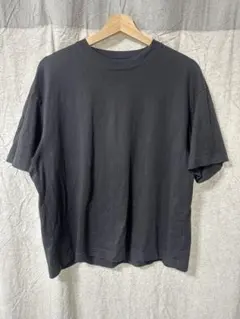 UNIQLO ボクシークロップド Tシャツ ダークグレー M