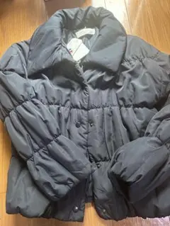 chocol raffine robe ダウンジャケット 濃紺　ショート丈