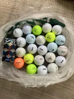 未使用Tour STAGE2球とロストボール 23球 各種メーカー詰め合わせ