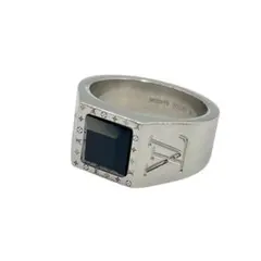 ✨極美品✨ ヴィトン LVオニキス リング 指輪 M 19号 22年製 シルバーのサムネイル
