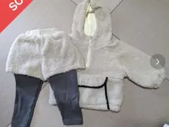 チャーリーブラウン スヌーピー ボア セットアップ アウター フリース