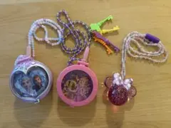 値下げ中　ディズニー　ネックレス　光る　おもちゃ　3点セット