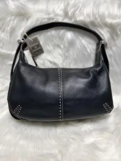 【新品】黒 レザー 2way ショルダーバッグ .ハンドバック
