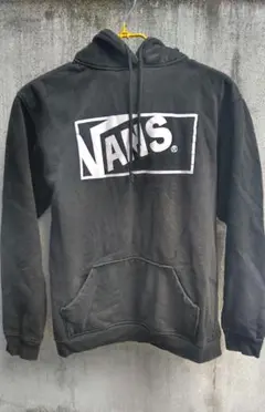VANS ブラック　 M　パーカー 　フーディー　古着