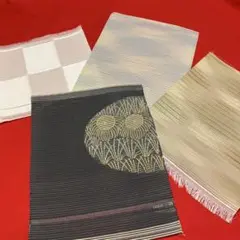 処分です◆夏帯絽の短尺のハギレ◆129