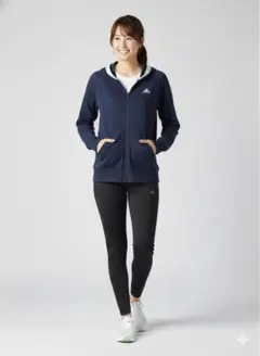 アディダス adidas レディース　ジップアップパーカー　新品未使用ジャージ