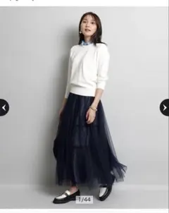 新品未使用　タグつき♡ ジャスグリッティー　ティアードスカート 新品未使用♡ タグつき ジャスグリッティー シアーティアードスカート