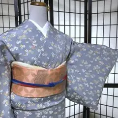 新品未使用 洗える単衣小紋 ほたる暈し 淡ブルー Mサイズ 裄66 - メルカリ