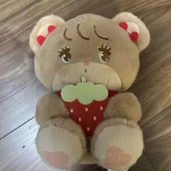 mikko illustrations　いちごBIGぬいぐるみ